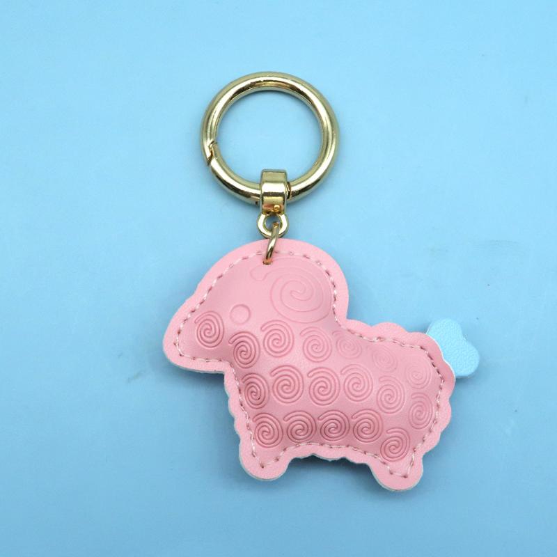 2027 Lunar New Year Goat Pendant Durable Pu Sheep Keychain Bag Decor Gift For Friends