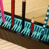 Makeup Brush Holder Organizer Silicone Ventilate Air Drying Rack Horizontal Box Full Size Eyeliner Paint Pen Upright Container