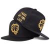 Men Four-leaf Clover Side Letter Embroidered Hip Hop Hat Outdoor Adjustable Sunscreen Leisure Hat Spring Autumn Travel Tourism Beach Vacation