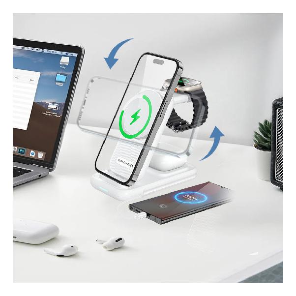 Five In One Wireless Charging Stand For Phones And Watches