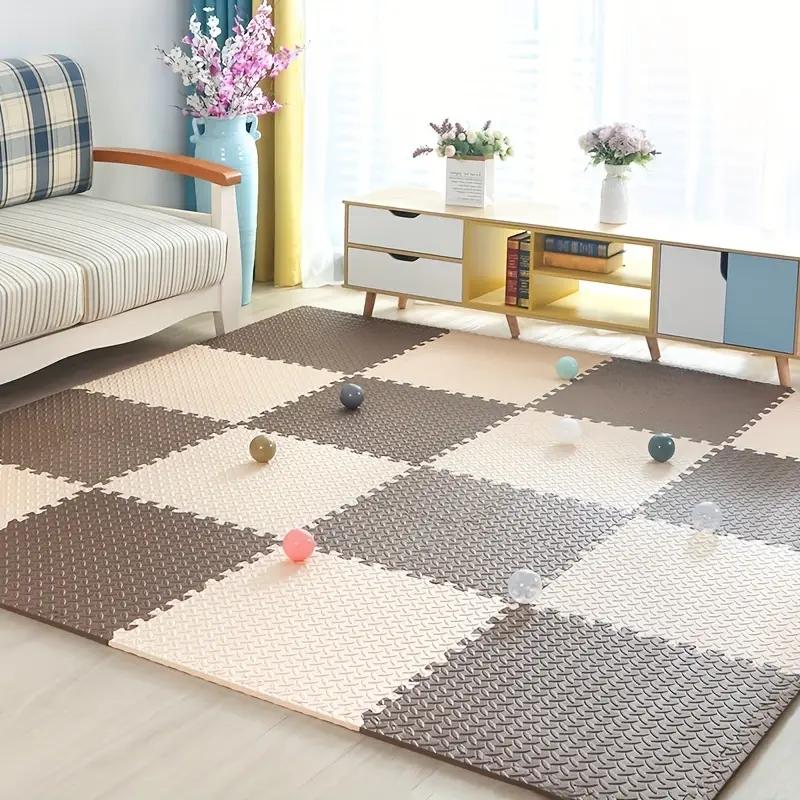 10Pcs Foam Puzzle Floor Play Mat Rug EVA Foam Interlocking Tiles For Gym Foam Puzzle Floor Mat Foam Floor Playroom 30*30*1CM