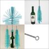 Nylon Stiff Bristle Cleaning Brush Durable Scratch-Free Cleaner for Bottles Straws Brew Tubes Spout Kitchen Use