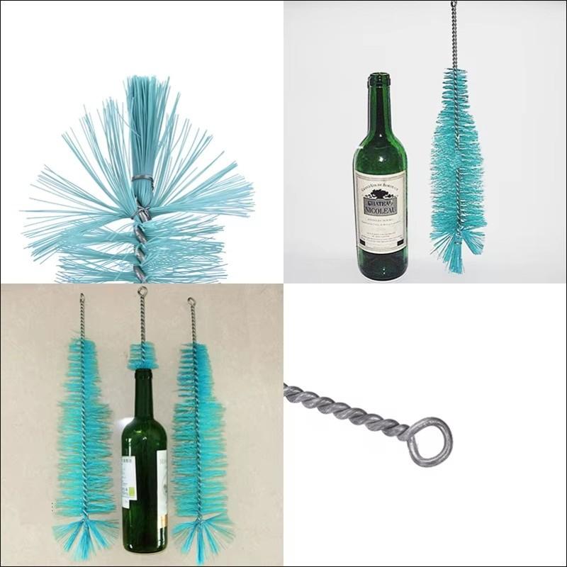 Nylon Stiff Bristle Cleaning Brush Durable Scratch-Free Cleaner for Bottles Straws Brew Tubes Spout Kitchen Use