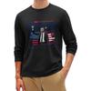 Men's Basic Round Neck Long Sleeve Bottoming Shirt Top