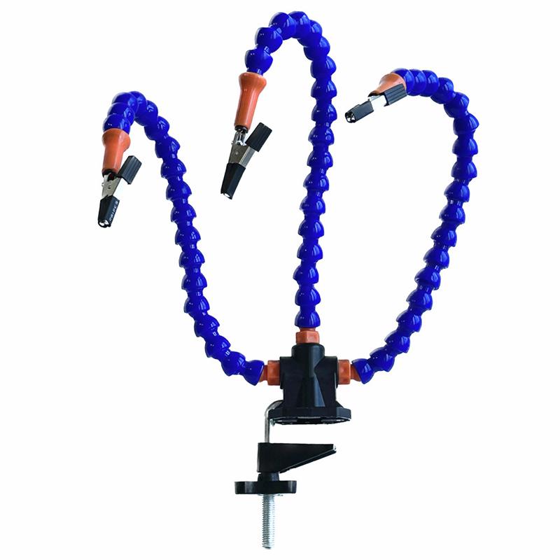 

Многофункциональный инструмент «Третья рука» для пайки, настольный зажим, подставка для пайки, держатель для сварки печатных плат, гибкий рычаг, инструмент для пайки