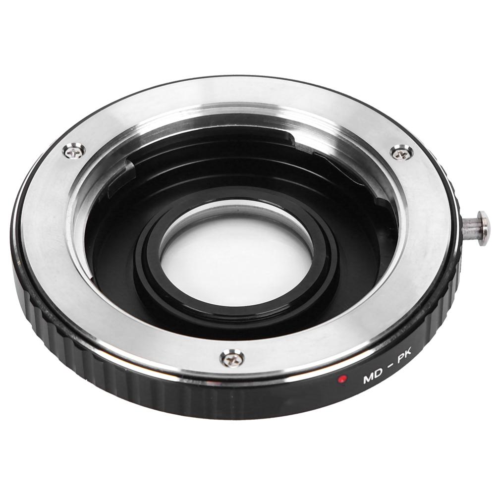 Fikaz MD‑PK Adapter Ring with Correct Lens for Minolta MD Mount Lenses To for Pentax PK Mount Camera