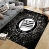 Sportklub Sturm Graz Flannel Pattern Square Carpet,Area Rug,Carpet Rug for Living Room Bedroom Sofa Playroom Decor,Non-slip Floor Mat