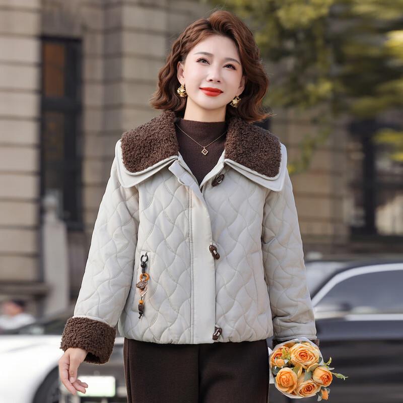 Yalu Middle-Aged Women's Lightweight Cardigan Coat