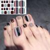 Heart Moon Smile Waterproof Toe Nail Sticker Full Cover Decal Adhesive Wrap