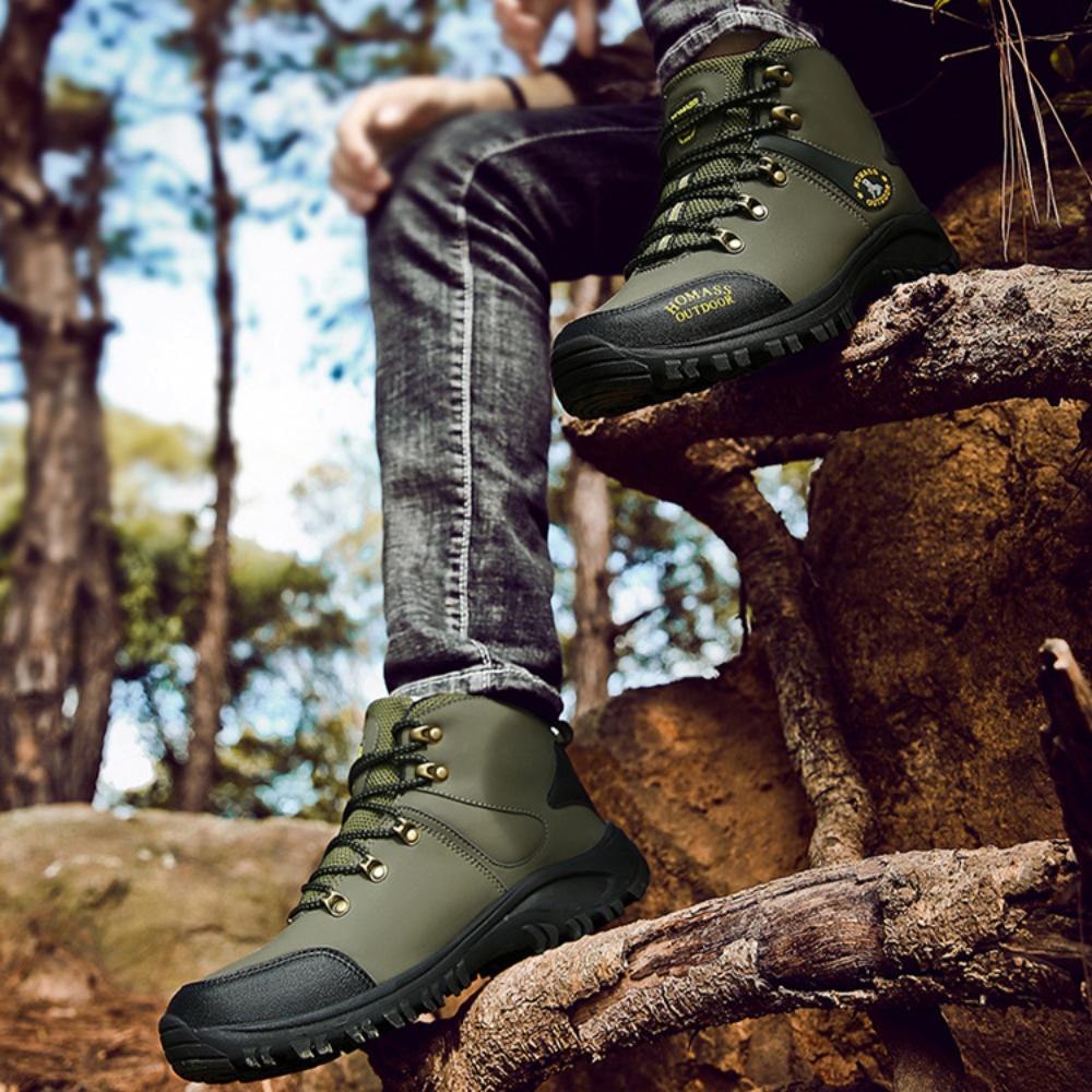 Single Shoes Outdoor Hiking Shoes High Top Men's Sneakers Off-road Shoes Hiking Shoes