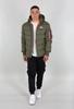 Demi-season Jacket Alpha Industries Hooded Puffer Fd Green (118113-257)