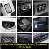 Gear Panel Strip AC Air Window Lift Cover Trim Stainless Steel Accessories Interior For VW Volkswagen Atlas / Teramont 2017-