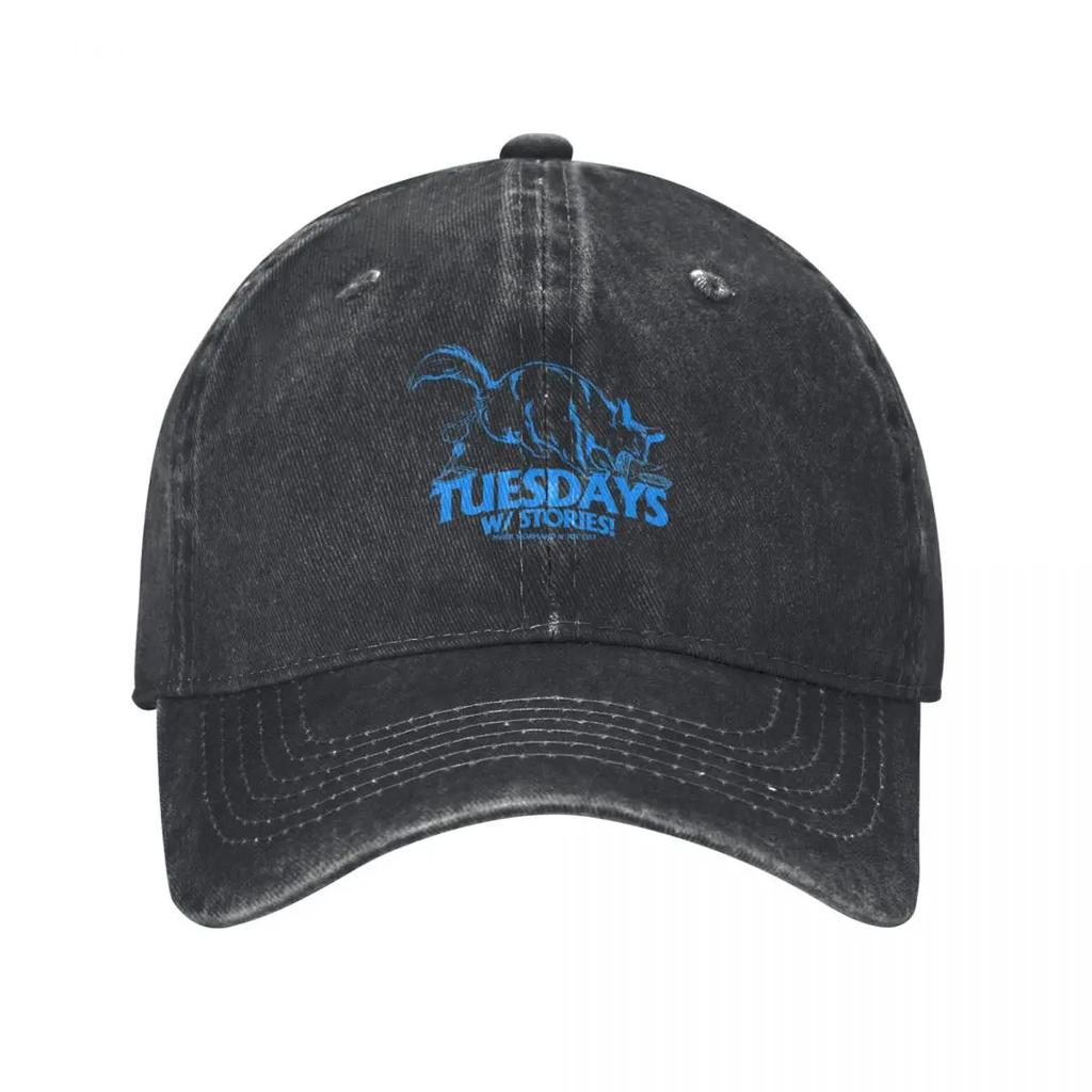 Tuesdays With Stories podcast Greg the cat Baseball Cap custom Hat Brand Unisex cap Christmas Hat Womens Beach Visor Unisexs