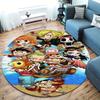 One Piece Round Area Rug Carpet Rug For Living Room Bedroom Sofa Playroom Decor Nonslip Floor Mat