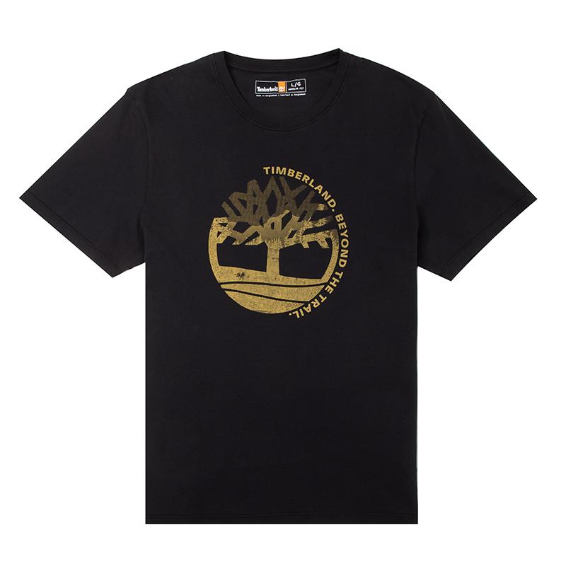 Timberland SS25 T Shirt Men's Black A6BCM-001