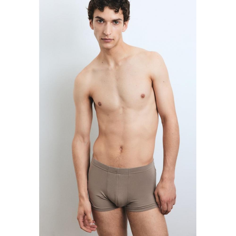 H M Cotton sHort Drawstring 10 Piece Set Brown Beige Grey