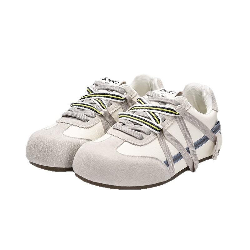 2025 summer new retro versatile Forrest Gump shoes women's breathable lace-up German training shoes casual sports lightweight thick soles ins