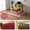 IKEHIKO Segria Desk Rug, Pink, 110 X 133cm, Washable, Scratch-Resistant, Perfect for New Homes, #4723829