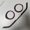 Central Control AC Air Conditioning Warning Light Lamp Strip Cover Trim ABS Accessories For Kia Forte / Cerato / K3  -