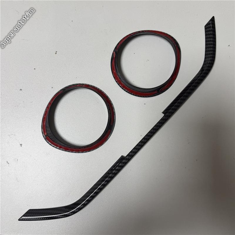 Central Control AC Air Conditioning Warning Light Lamp Strip Cover Trim ABS Accessories For Kia Forte / Cerato / K3 -