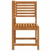 Garden Chair Brown 50 X 50 X 91 Cm Solid Acacia Wood