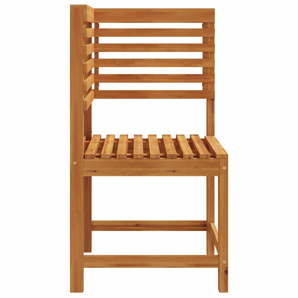 Garden Chair Brown 50 X 50 X 91 Cm Solid Acacia Wood