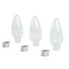 5/10/50pcs X Plastic Christmas Bulbs Transparent Ball Xmas Tree Hanging Ornaments Decoration For Home Wedding Party Gifts Boxs
