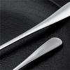 Round Spoons with Long Handle Stainless Steel Coffee Tea Ice Cream Flatware Portable Teaspoon Accessory for Household