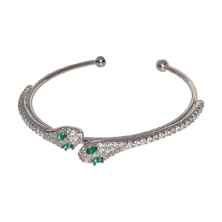 

Modern Snake Inspired Bracelet Lightweight Wristband Comfortable Hand Chain For Layering Special Occasion 1