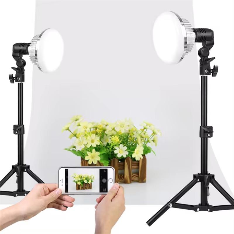 Photography led light lamp 3200-5500k dimmable stepless lights with remoter control for studio fill lights