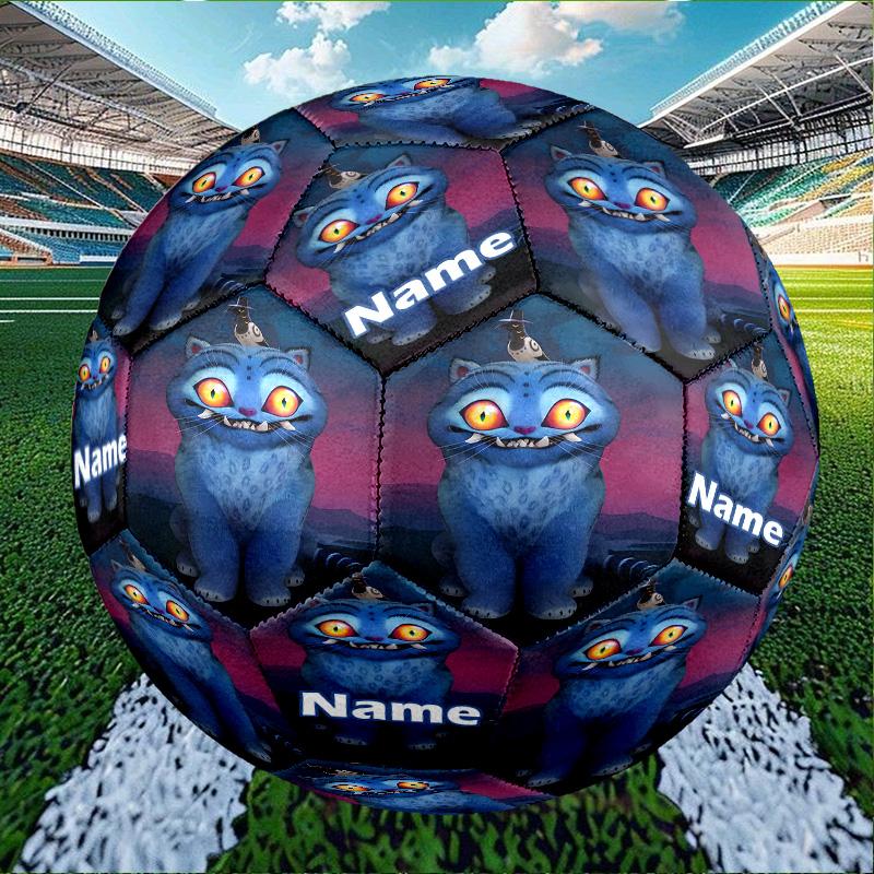Custom Name Personalized KPop Hunters-A Print Size 5 Soccer Ball Training & Match Football, for Team, Kicking, Gift for Football Enthusiasts