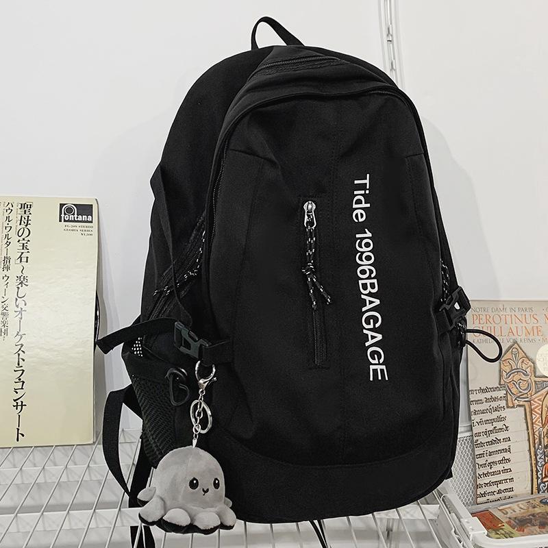 School Bag College Student Girl High School Student Alphabet Backpack Junior High School Student Elementary School Student Boys Backpack