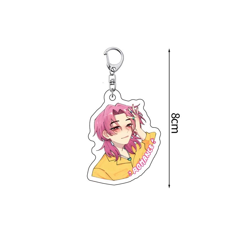 Schlüsselanhänger für Kpop Demon Huntri Anime Film Cartoon Schlüsselanhänger Schmuck Geburtstagsgeschenk Rucksack Anhänger Kpop Schlüsselringe Fan Geschenke