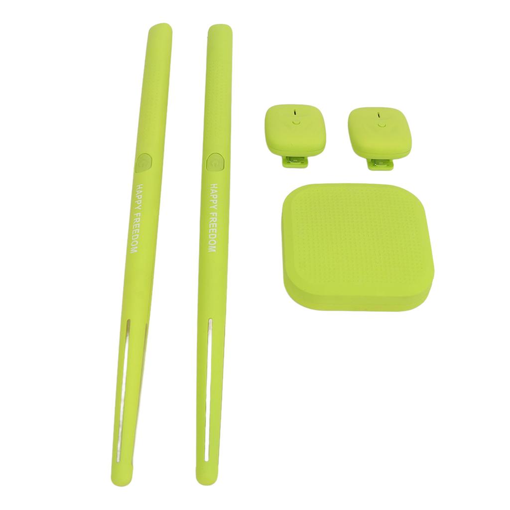 Virtual Drum Kit Virtual Reality Drum Set Portable Electronic Drum Set for Beginners Children Adults Green