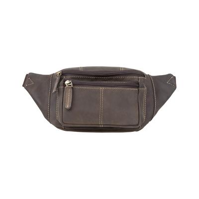 Sacoche en cuir Visconti V-721 pour homme Marron Foncé