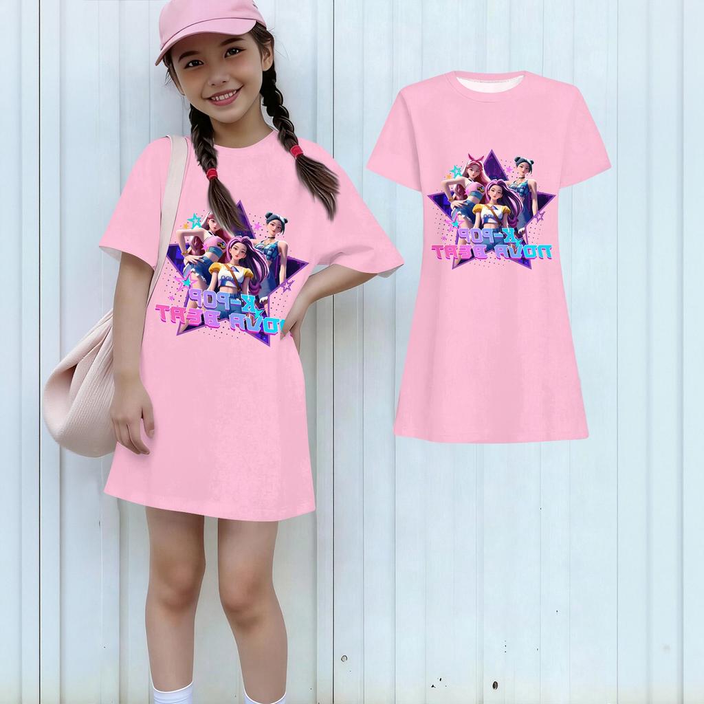 Children's Girls' Fashionable And Casual Sleeping Dress