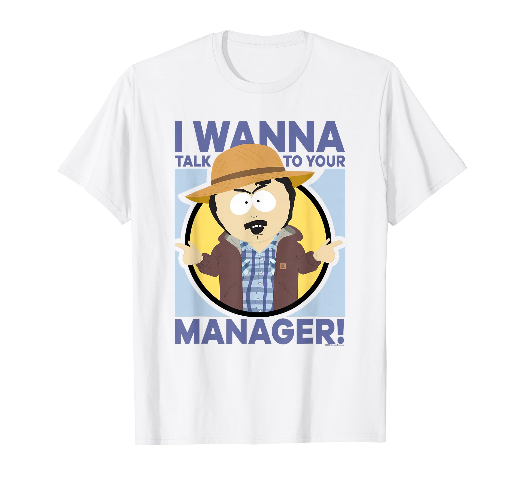 

South Park Randy I Wanna Talk to Your Manager Cartoon T-Shirt