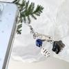  Star Shell Small Fish Keychain Phone Camera Lanyard Cartoon Lovely Beaded Keychain Exquisite Backpack Decoration Gifts