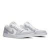 Air Jordan 1 Low 'Paris' (Unisex) White / Sky Grey / Football Grey Vintage Basketball Shoes CV3043 100