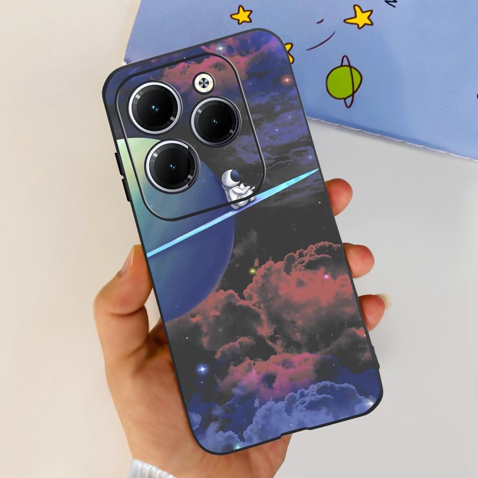 For Infinix Hot 40 Pro Case X6837 Cute Fashion Cover Soft Silicone Phone Case For Infinix Hot 40i Hot40 Pro Hot40i Fundas Bumper
