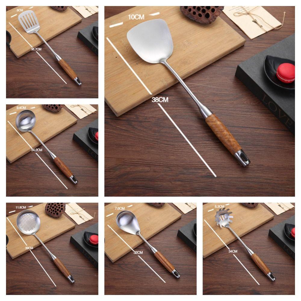 304 Staniless Steel Cooking Equpment Anti-scald Cooking Tool Sets Cookware Kitchen Utensils