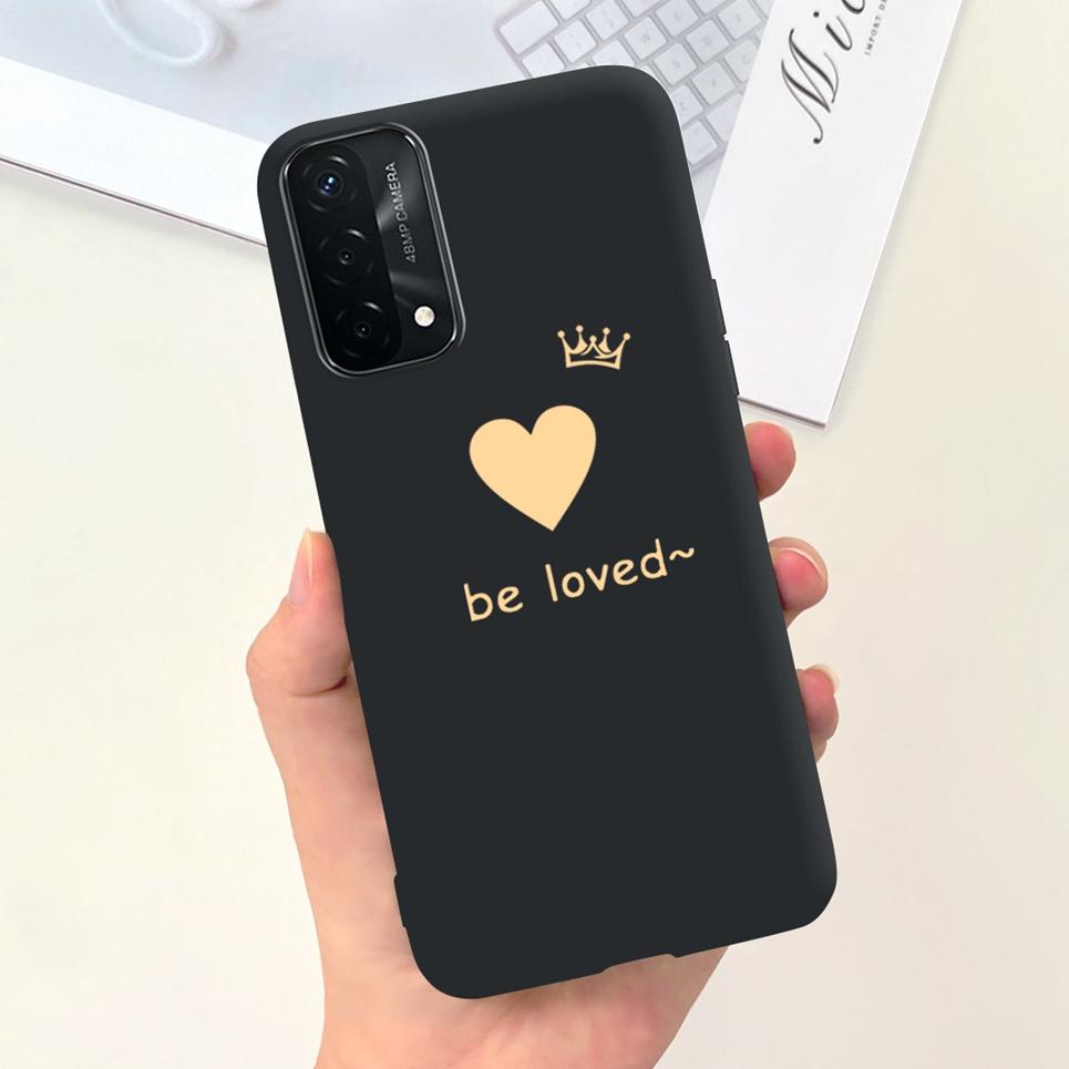 

Case For OPPO A74 5G Cover CPH2197 Cute Astronaut Flower Liquid Soft Silicone Fundas Phone Cases For OPPO A54 A 54 Case Coque Oppo A54 5G