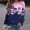 Autumn Flower Bird 3D Printed Long Sleeve Women's Street Wear