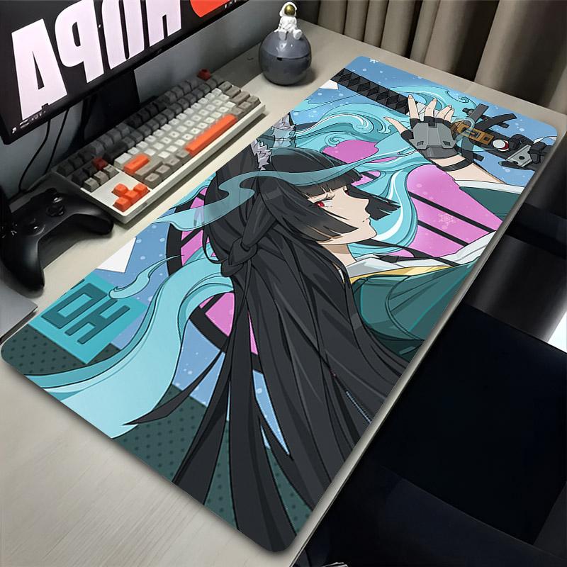 Zenless Zone Zero Hoshimi Miyabi Podložka pod myš Herní příslušenství Podložka pod myš k počítači Anime ZZZ Podložky na klávesnici a do kanceláře Gumové podložky pod myš