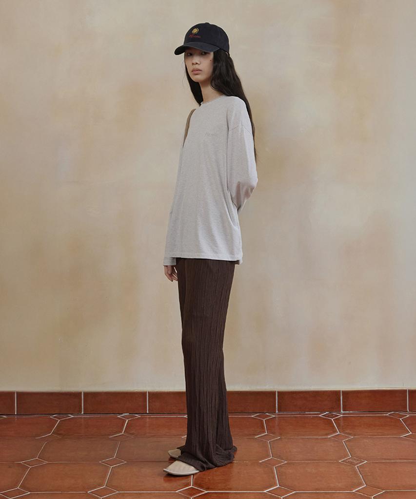 Monokeulom Wish Ribbed Pants (Brown)