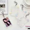 Portafoto Acrílico 3 Pulgadas Lindo Diseño de Estrella Funda Transparente para Tarjetas Kpop, Estuche Protector Impermeable para Tarjetas Coleccionables