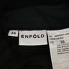 ENFOLD [Excellent Condition/23 Stainless Steel] 300GS631-2440 RELAX TROUSERS Relax Trousers Bottoms 36 blackUsed