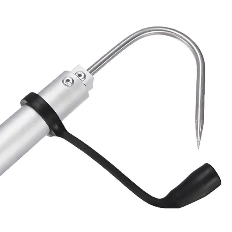Telescopic Retractable Ice Fishing Anchor Fish Hook Stainless Ice Sea Fishing Spear Hook Catch Lifting Device Fishes Gear
