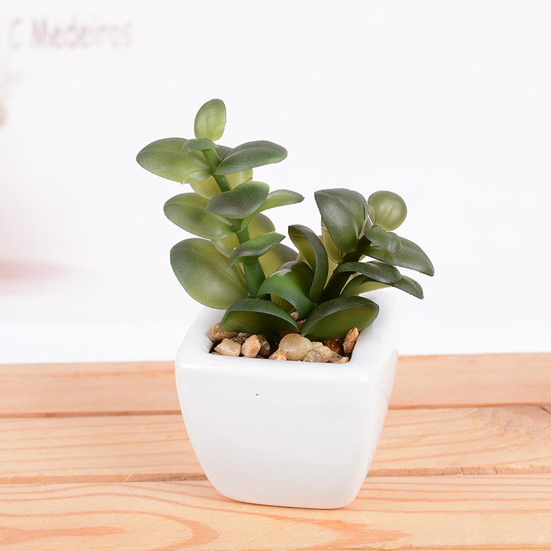 

Имитация растений, декоративных растений в горшках, скандинавских зеленых растений, высокая имитация орнамента для гостиной, искусственный цветок, суккулентное украшение