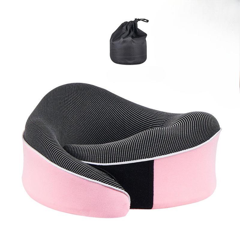 Travel Neck Pillow, Memory Foam U-shaped Pillow,Healthcare Memory Foam Neck Cervical Airplane Pillow Neck Cushion